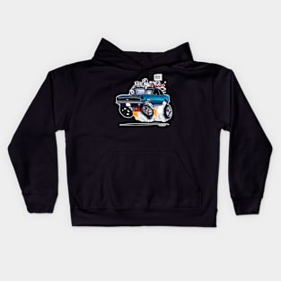 Vince Crains RAT POWER 1968 Blue black Camaro Kids Hoodie